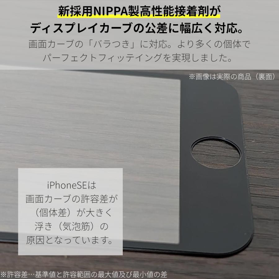 iPhone SE フィルム ガラスフィルム アイフォン SE3 第3世代 保護