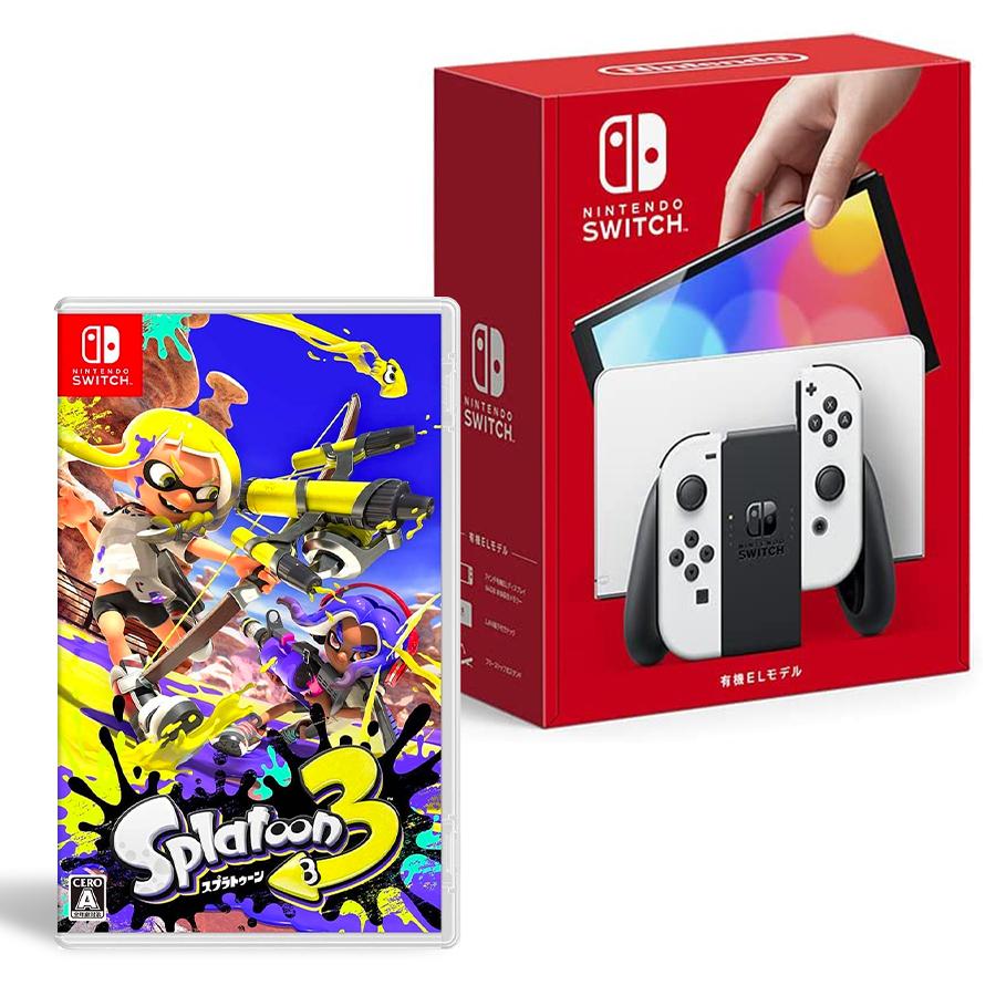 [本体＋ソフトセット購入] Nintendo Switch 有機ELモデル ホワイト ＋ スプラトゥーン3 パッケージ版ソフト :  20220210-49990w : オリンズサンストア - 通販 - Yahoo!ショッピング