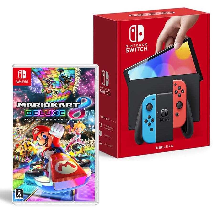 Nintendo Switch 本体 青/赤 マリオカート8 デラックス Nintendo Switch 本体 青/赤 マリオカート8 デラックス