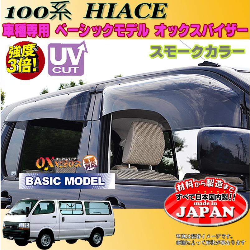ハイエース レジアスエース OX バイザー オックスバイザー 100系トヨタ 