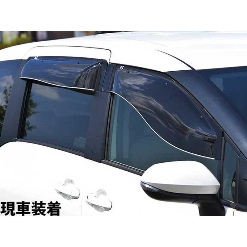 シエンタ OX バイザー オックスバイザー 170系トヨタブラッキー真っ黒