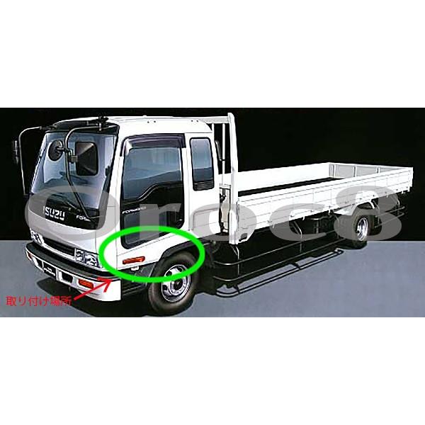 320フォワード メッキ ドアプロテクター 左右セット いすゞ トラック
