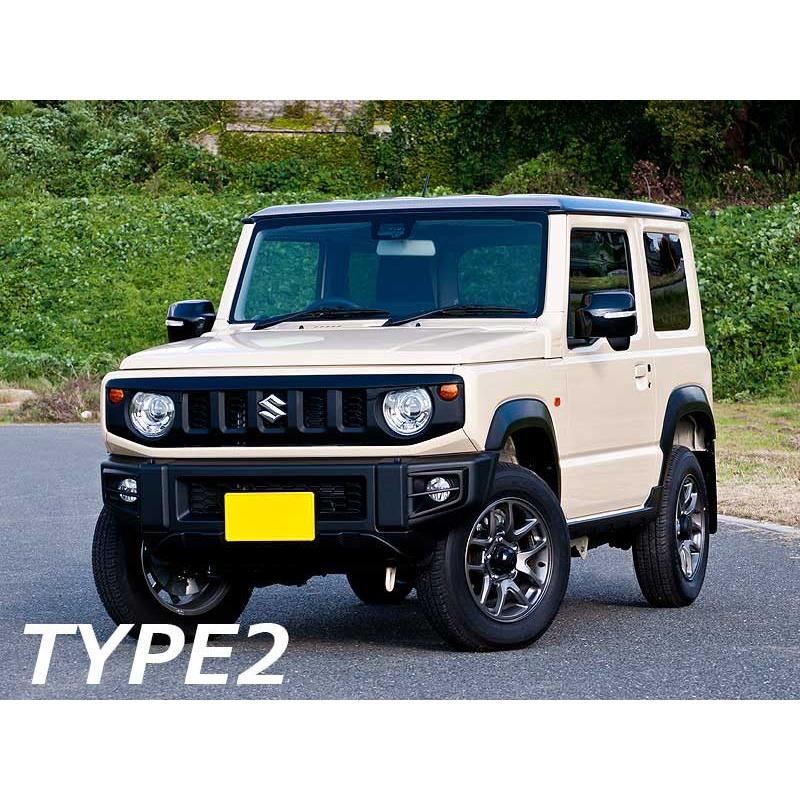 日本製 新型ジムニー JB64Wジムニー FRP製 フォグランプフィニッシャー