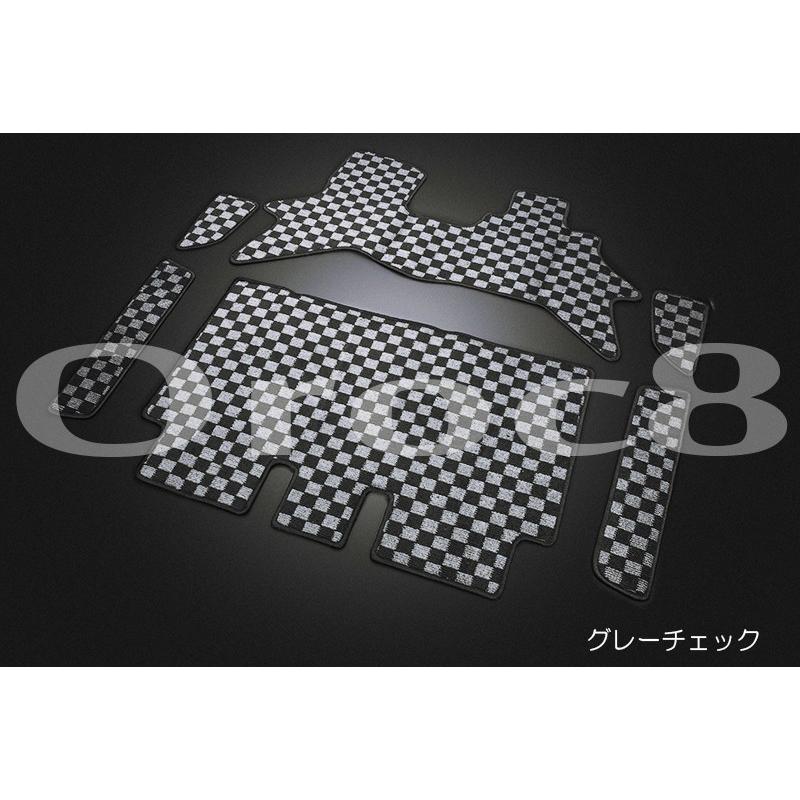 エブリイ ワゴン DA17W フロアマット グレーチェック柄 楽天市場】エブリイワゴン DA17W チェック柄 フロアマット 7点