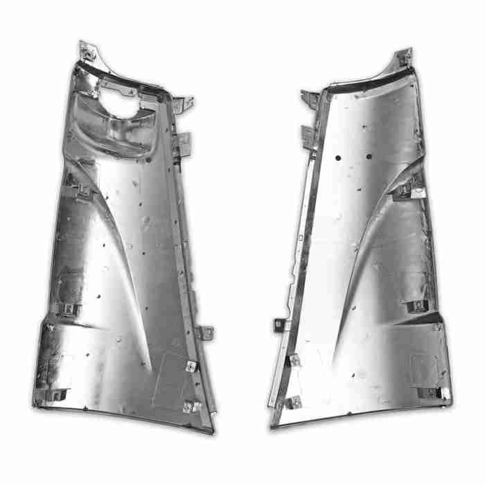 17 レンジャー メッキ コーナーカバー 標準ワイド共通 日野 コーナー