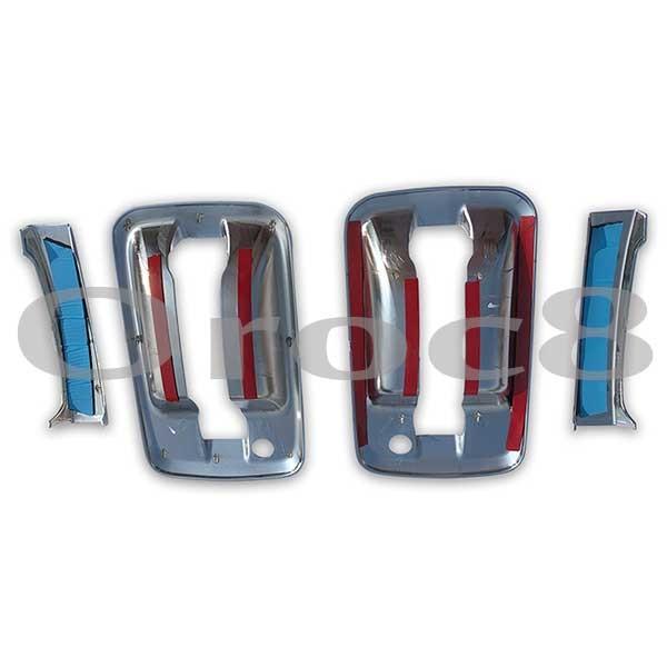 ファイブスター ギガ　メッキ　ドアハンドル　メッキミラー　イスズ　3点セット ファイブスター ギガ メッキ ドア ハンドル カバー いすゞ ギガ