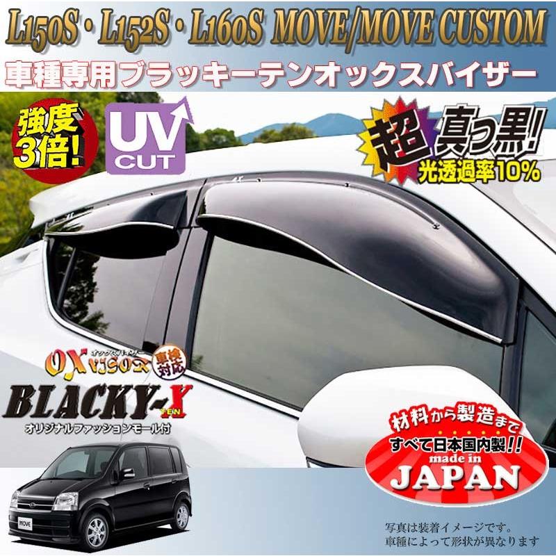 ムーヴ カスタム OX バイザー オックスバイザー L150S・L152S