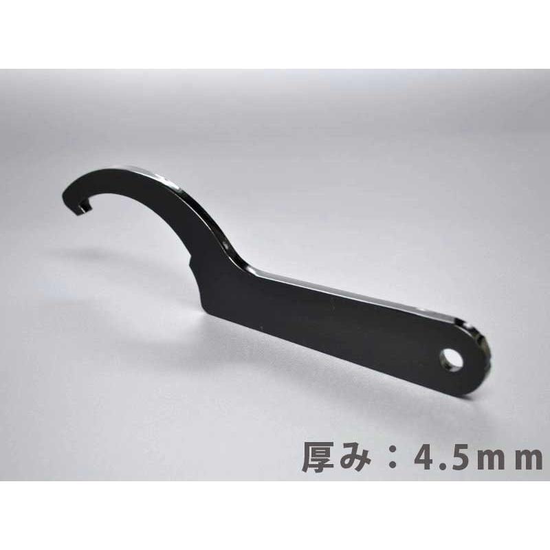格安 お買い得！車高調 レンチ 厚み4.5mm＆6mm 2種類 ブラック 70mm