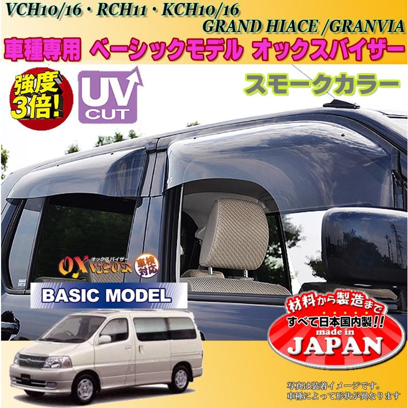 グランビア グランドハイエース OX バイザー オックスバイザー VCH10