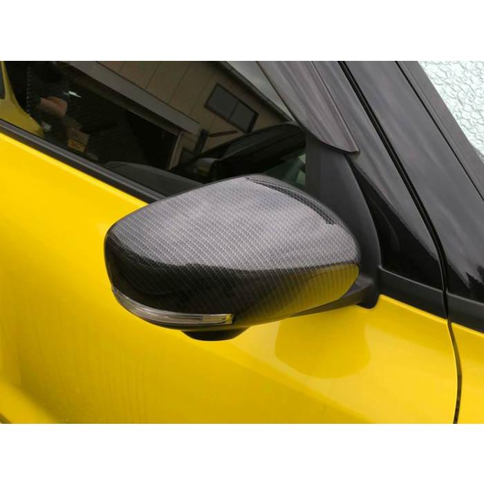 [正規品」 スズキ ZC53Sスイフト ZC33Sスイフト スポーツ カーボン調 ドアミラーカバー 交換タイプ 左右セット スイフト カスタム