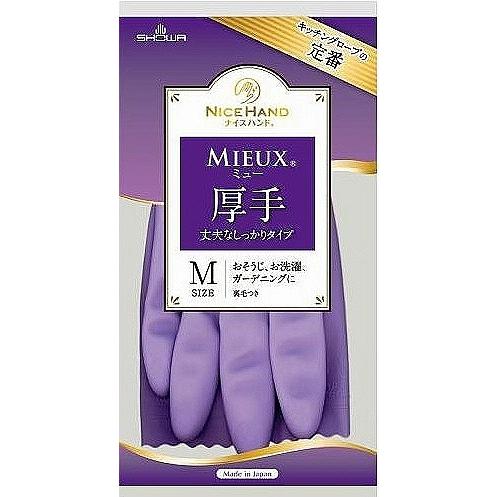 （本州四国 貨物輸送無料） ショーワ ナイスハンドミュー 朦々たる M 相撲取り草 （１容れもの１２０双入 １双あたり近所２３９円） キッチンゴム手袋-キッチン、日用品、文具