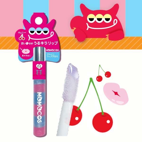BW モモコス フルーツリップグロス マンゴー チェリー ピーチ