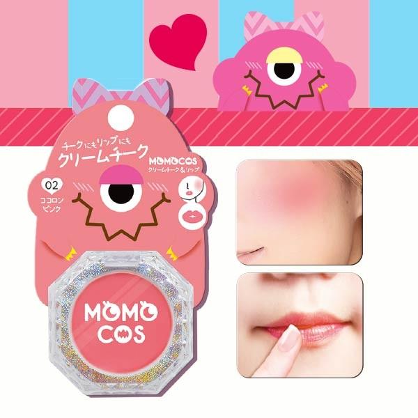 BW モモコス クリームチーク＆リップ トークトークピンク ココロン