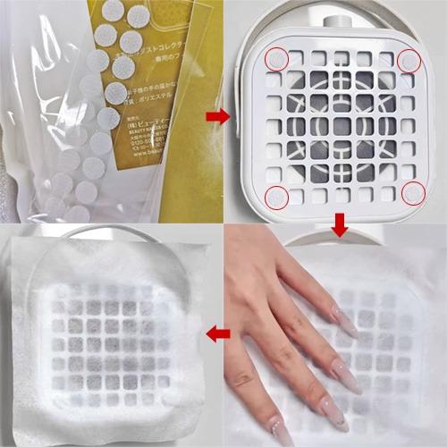 ネイルダストコレクター SHASHA SHA-1 使い捨てフィルター付き