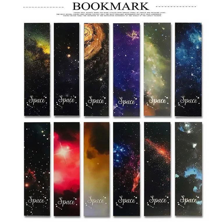 しおり 栞 30枚セット 星空 夜空 宇宙 天の川 銀河 幻想 神秘 美しい ブックマーク カラフル 紙製 おしゃれ 30枚のパターンが全て異なる しおりセット 3018 Bookmark 3018 卸売のeiei 通販 Yahoo ショッピング