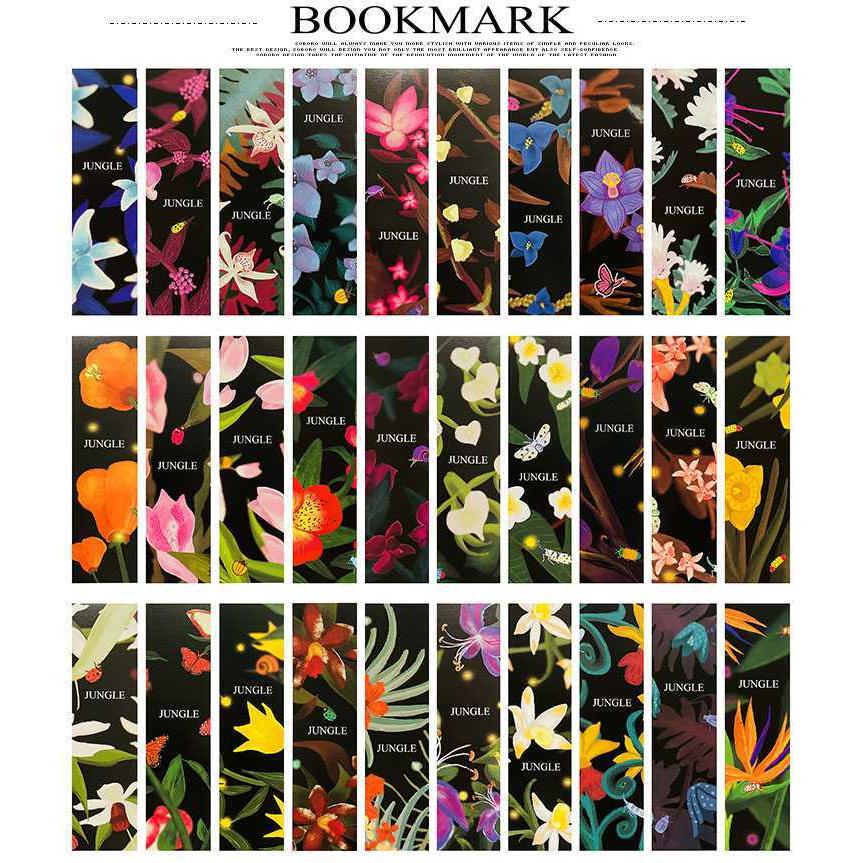 しおり 栞 30枚セット 花 植物 フラワー イラスト ブックマーク カラフル 紙製 おしゃれ 30枚のパターンが全て異なる しおりセット 3033 Bookmark 3033 卸売のeiei 通販 Yahoo ショッピング