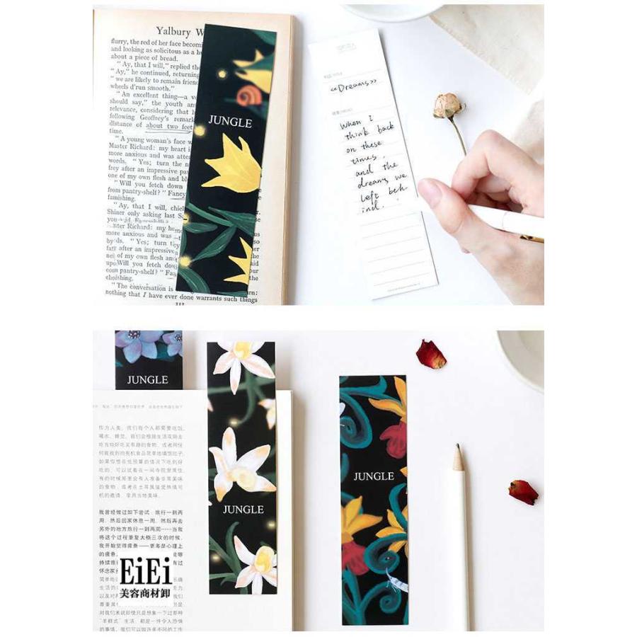 しおり 栞 30枚セット 花 植物 フラワー イラスト ブックマーク カラフル 紙製 おしゃれ 30枚のパターンが全て異なる しおりセット 3033 Bookmark 3033 卸売のeiei 通販 Yahoo ショッピング