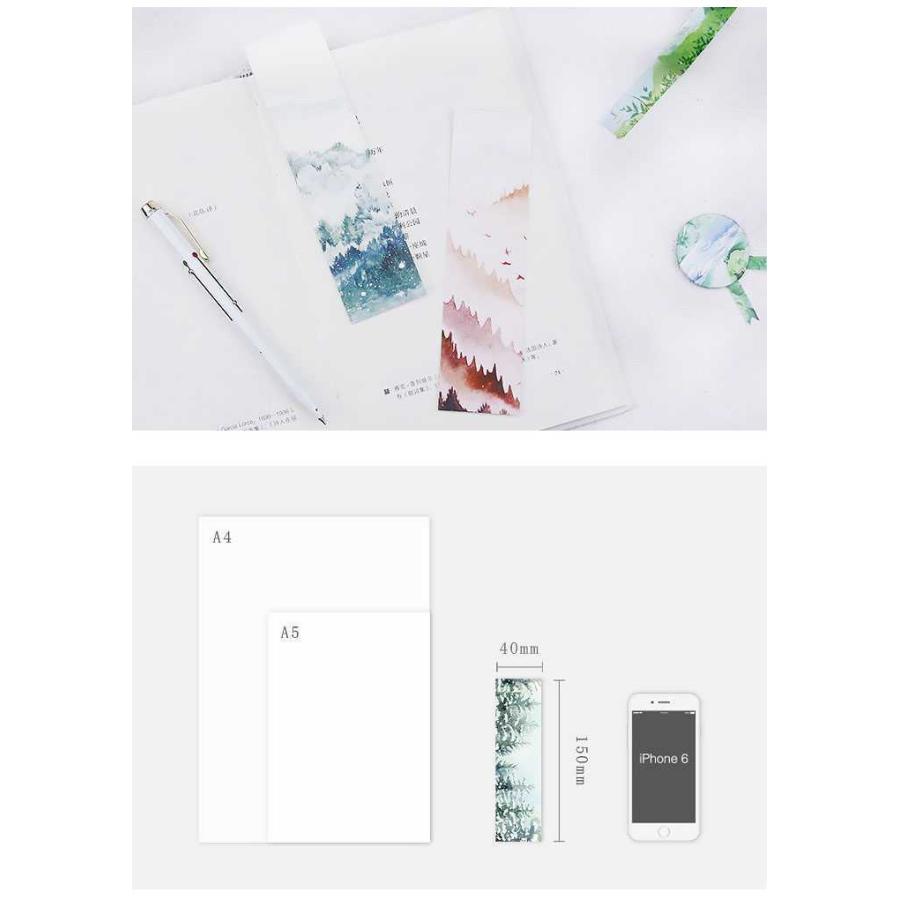 しおり 栞 30枚セット 森 森林 春夏秋冬 季節 写真 風景 ブックマーク カラフル 紙製 おしゃれ 全てのイラストが全て異なる しおりセット メモカード 3036 Bookmark 3036 卸売のeiei 通販 Yahoo ショッピング