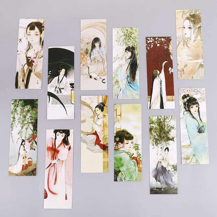 少女漫画  ペーパー + イラストカード + ポストカード + クリップしおり 少女漫画 ペーパー + イラストカード + ポストカード + クリップしおり