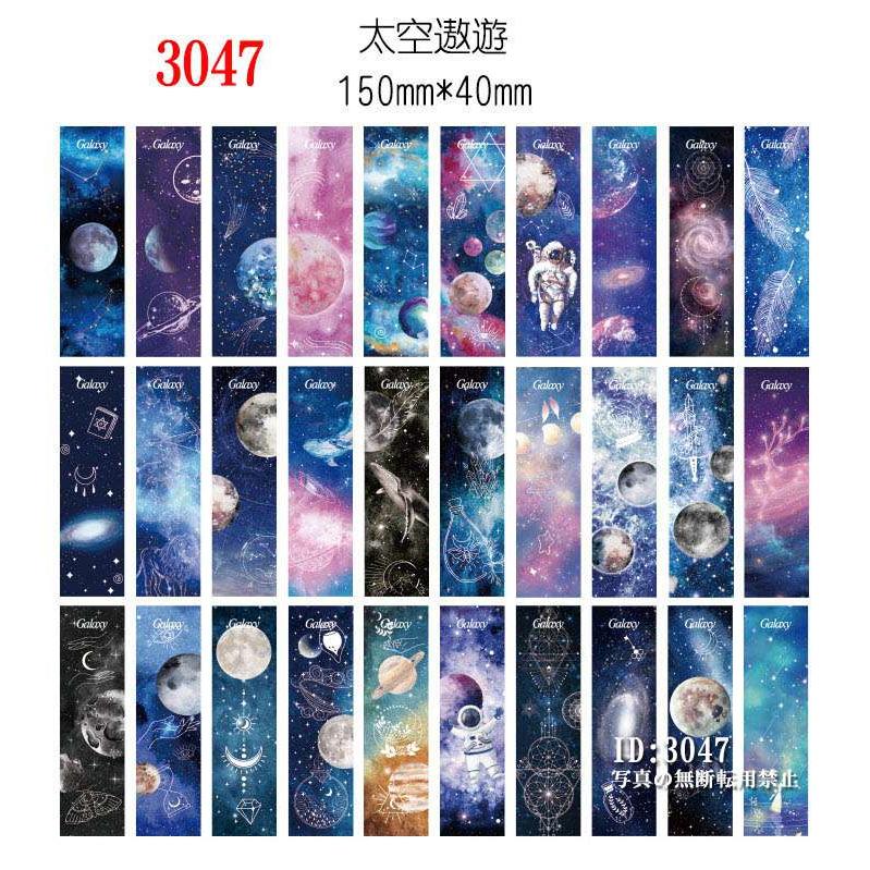 しおり 栞 30枚セット ローズ ブックマーク カラフル 紙製 おしゃれ