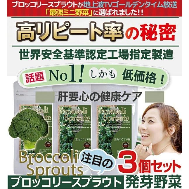 メール便送料無料 日本製 ブロッコリースプラウト 60粒 3袋 お徳3個セットサプリメント 健康 美容 ダイエット 野菜 スーパーフード 健康食品 男性 女性 Houzou8 3 卸売のeiei 通販 Yahoo ショッピング