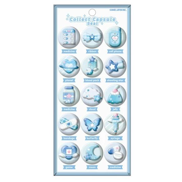 カミオジャパン COLLECT CAPSULE SEAL 立体 フレークシール カプセル型