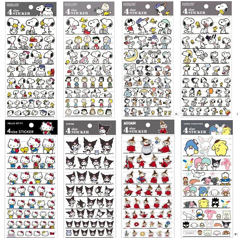 カミオジャパン 4サイズステッカー 4size STICKER サンリオ スヌーピー 