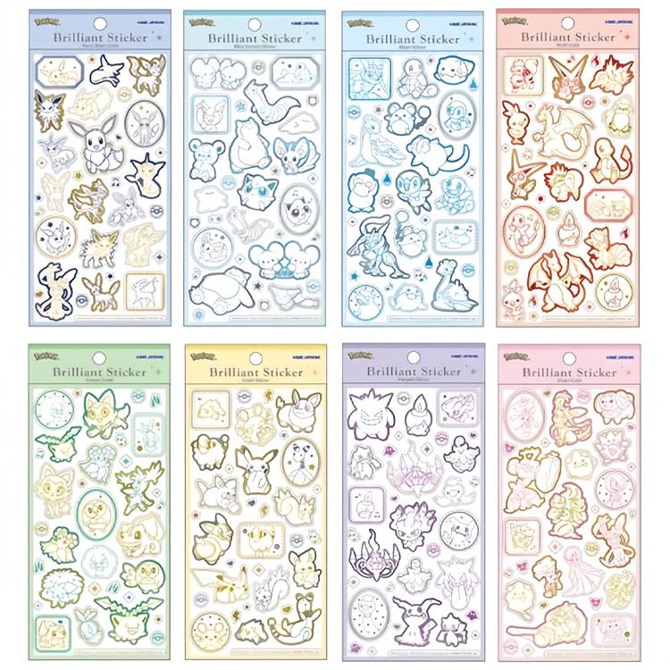 カミオジャパン ポケモンBrilliant Sticker ポケモン ピカチュウ