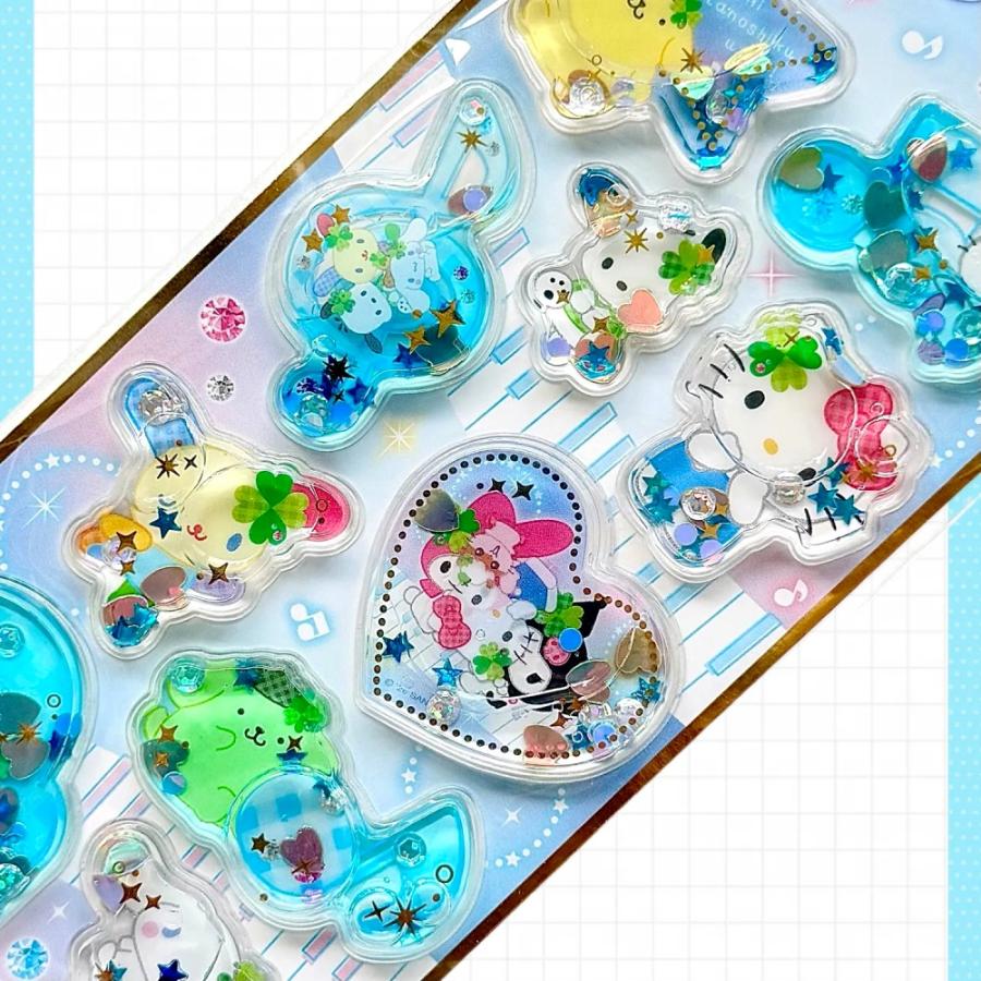 サンリオキャラクターズ 立体シール まとめ売り ミオジャパン ウォーターインシール サンリオキャラクターズ 3D