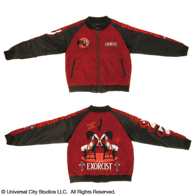 ユニバーサル エクソシスト フィアーノーイーブル スカジャン 刺繍