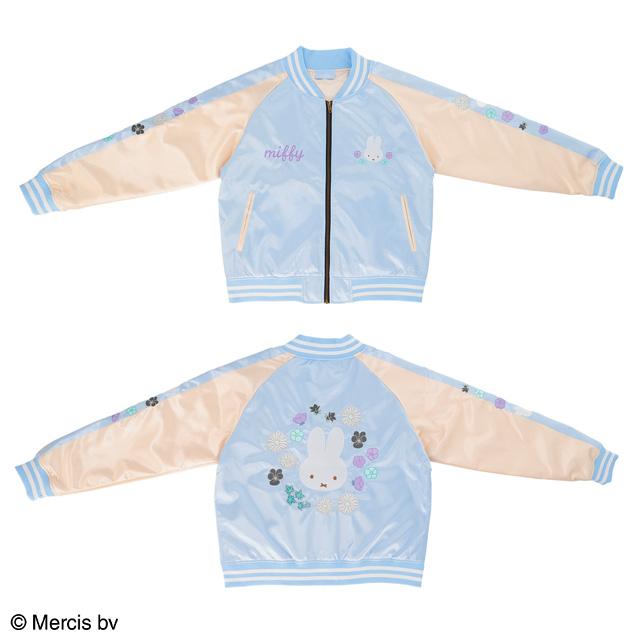 miffy ミッフィー フラワーシャワーミッフィー スカジャン 刺繍