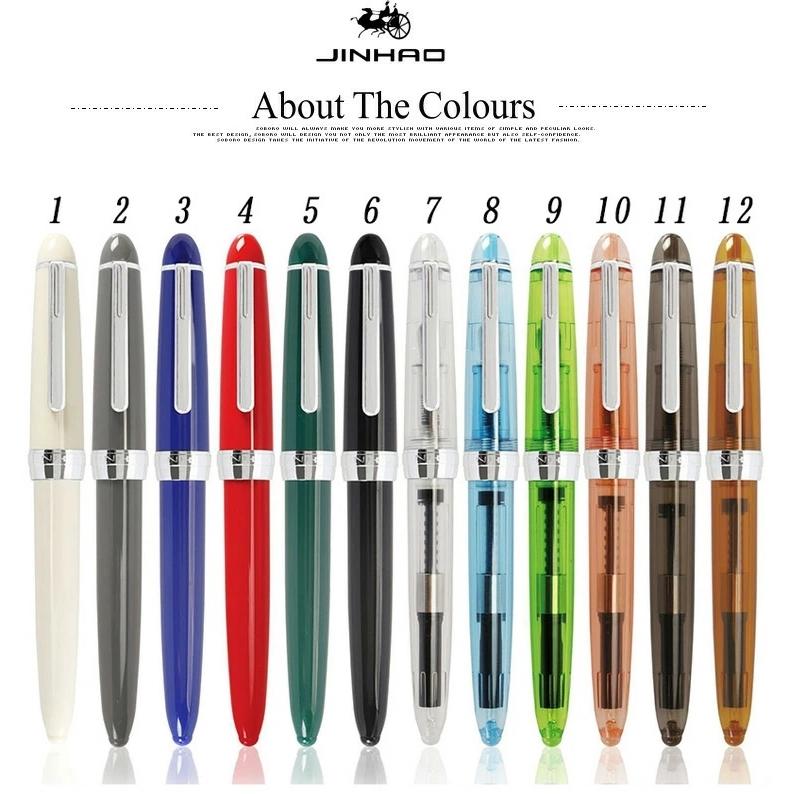 JINHAO 正規輸入品 ジンハオ 992 万年筆 水性ペン 両用式万年筆 握り