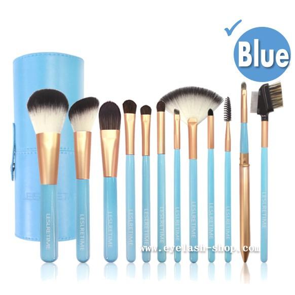 送料無料】12本メイクブラシ セット 化粧筆セット、ブラシ筒ケース付き