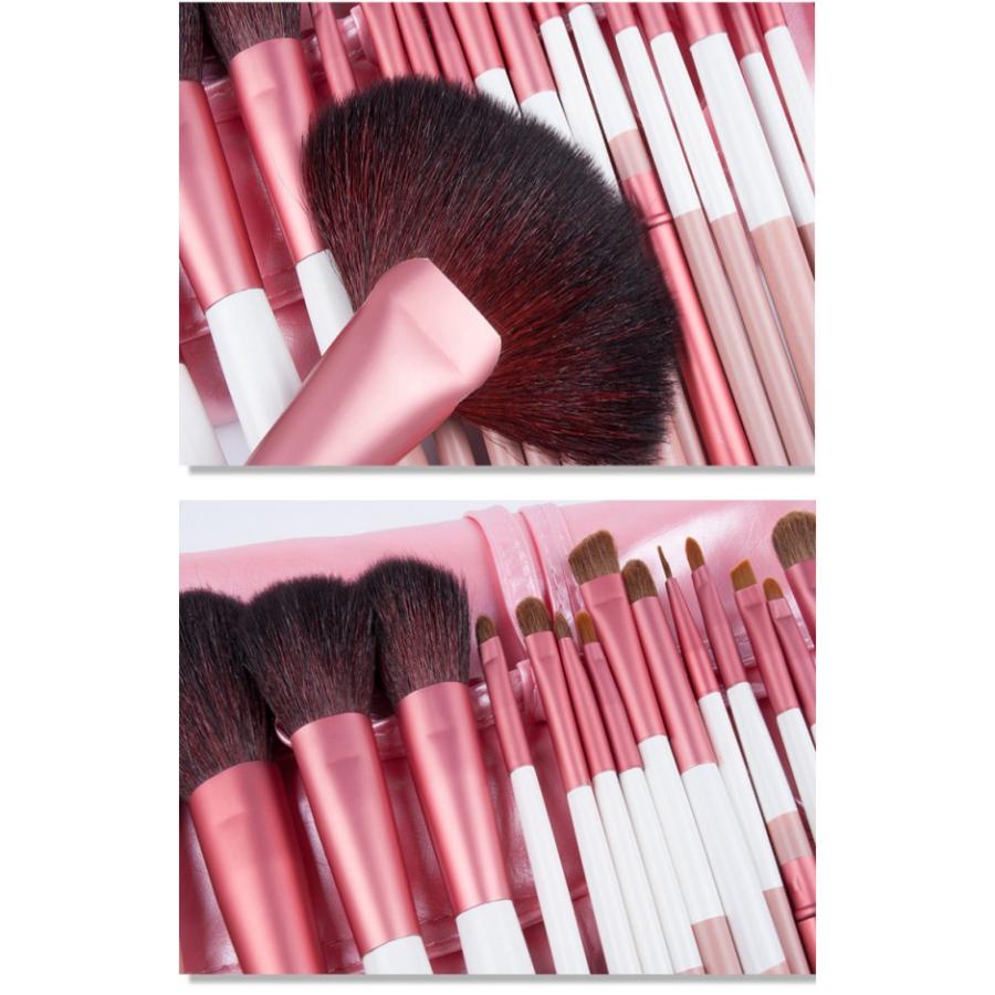 18本メイクブラシセット 化粧ブラシセット メイクブラシ収納ケース付