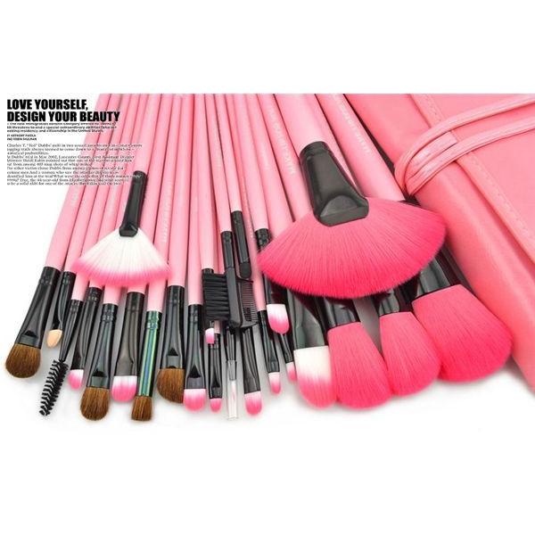 24本メイクブラシセット 化粧ブラシセット メイクブラシ収納ケース付