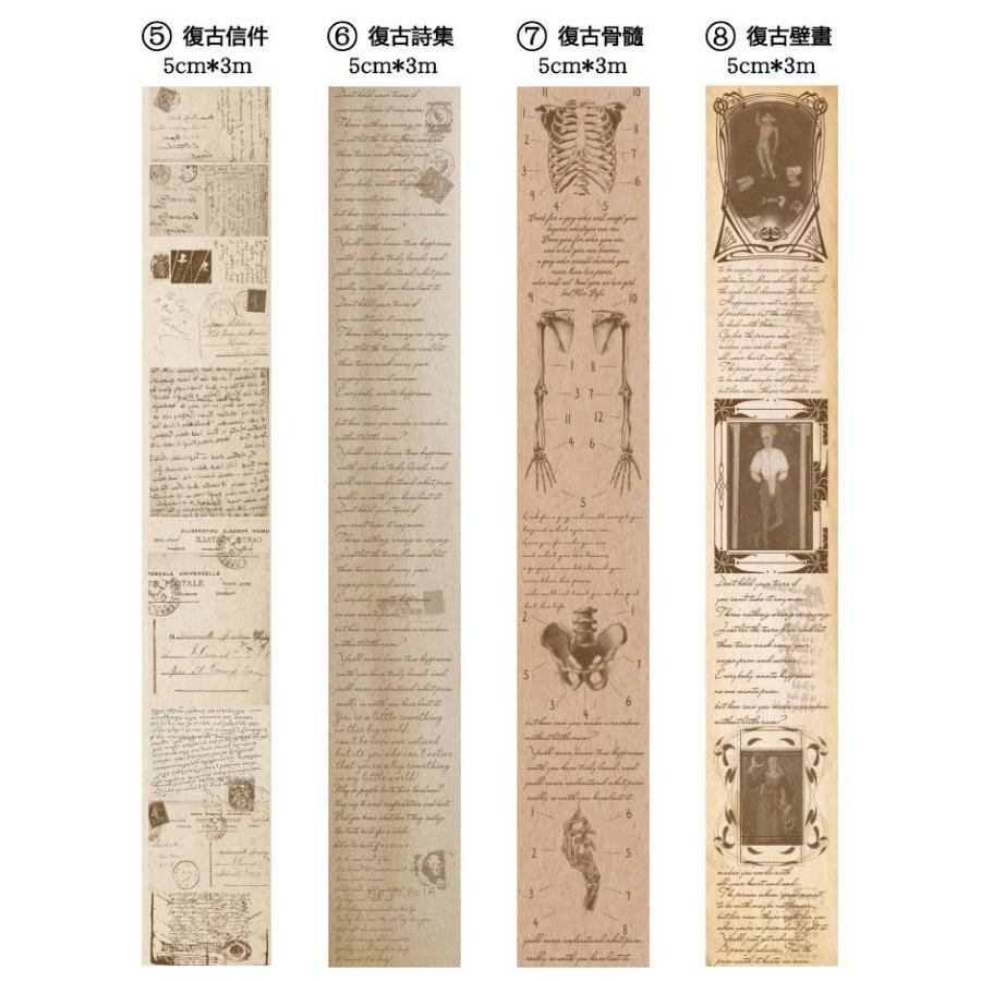 即日出荷 海外 マスキングテープ 珍しい ◇幅5cm 15種類◇ 透ける 英語