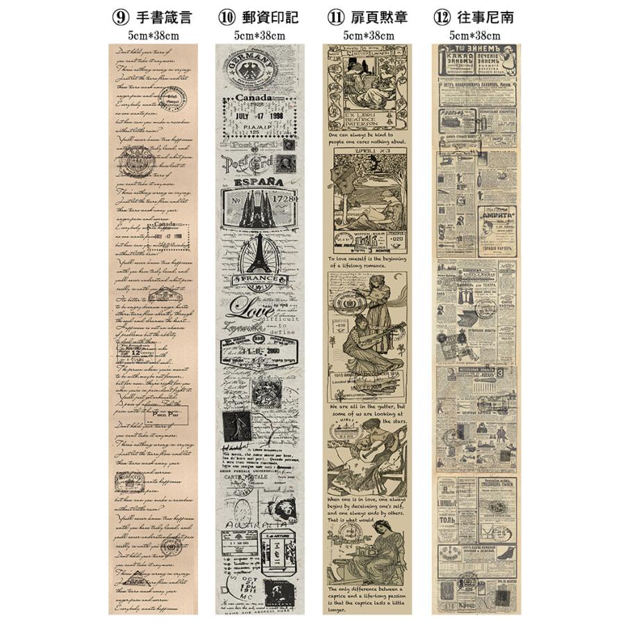 即日出荷 海外 マスキングテープ 珍しい ◇幅5cm 15種類◇ 透ける 英語