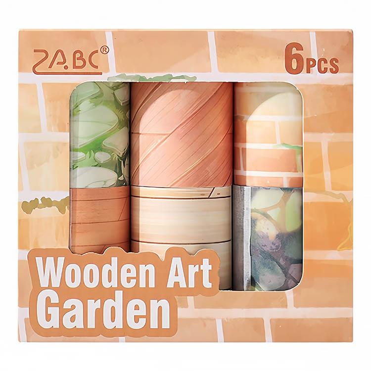 柄違い6ロール入りセット マスキングテープ 買い得セット 幅広50mm