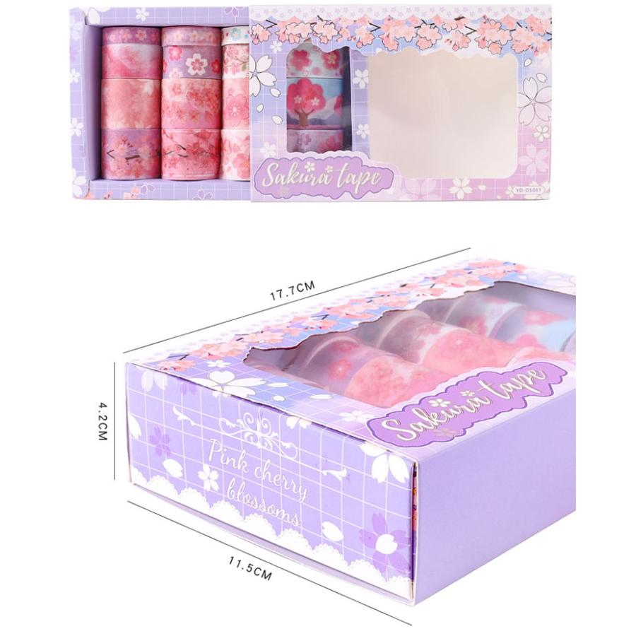 柄違い16ロール マスキングテープ 買得セット 桜 さくら 桜の花 桜の木