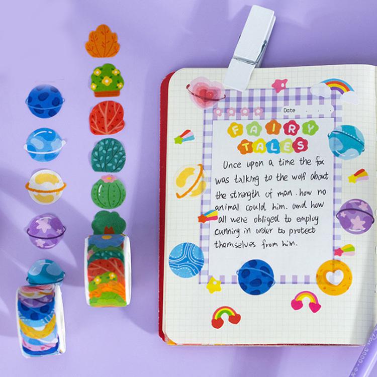 即日出荷/海外マスキングテープ 1枚ずつ剥がせる 透ける 書ける ◇全10