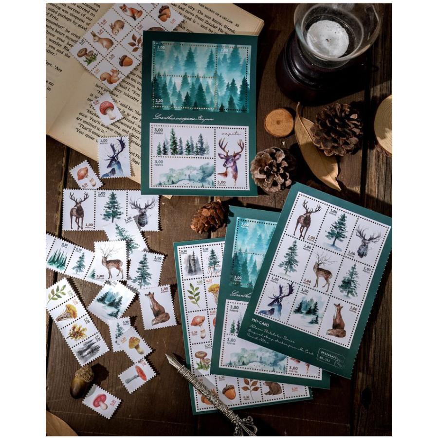 海外 切手 シール ステッカー ステッカーシート ◇全8種類◇手帳デコ