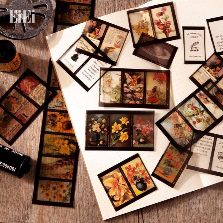 即日出荷 話題 ネガ フィルム シール ステッカー シールシート 30