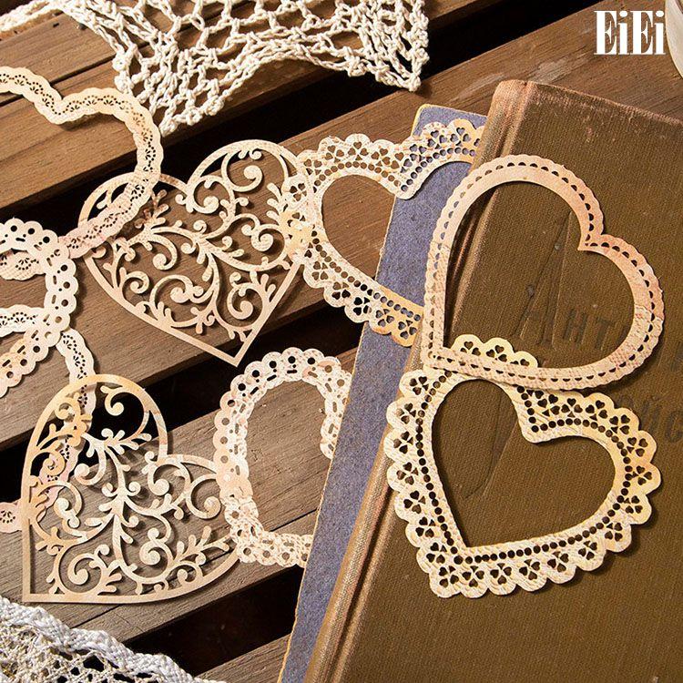 海外 カッティング デザインペーパー 切り絵 10枚10柄入り 大きめ