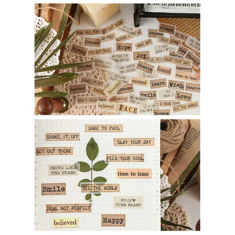 即納 100枚 フレークシール 大容量 コラージュ素材 セット 海外 マステ