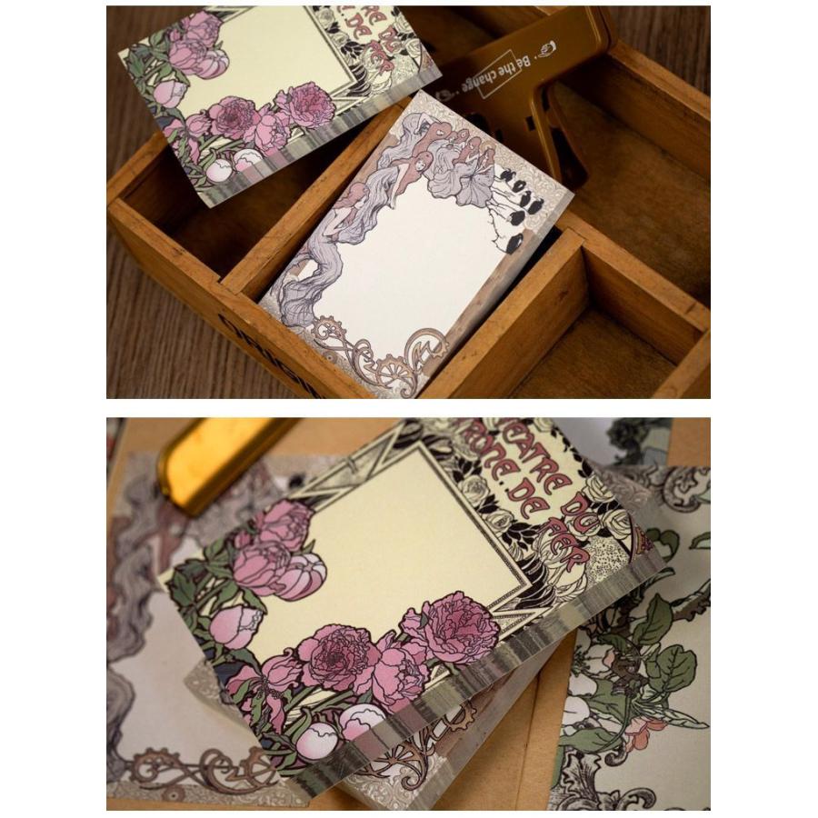 即日出荷 海外 メモ帳 便箋 メモノート おしゃれ◇1パック同柄100枚