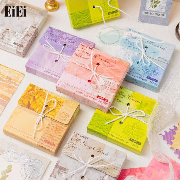 海外素材紙 100枚 素材ペーパー 大容量 箱入 レース 花 和風 洋風