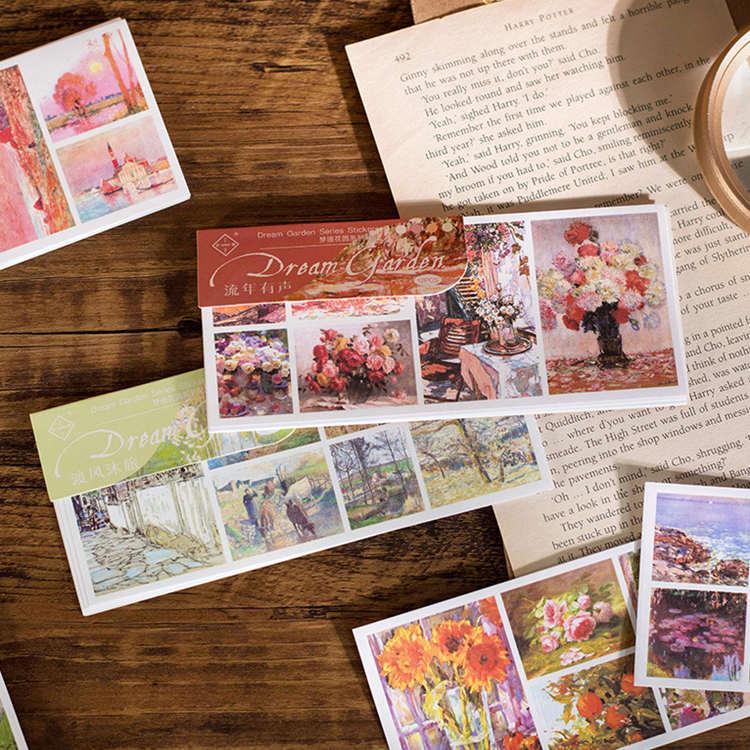 海外シールシート 型抜きあり 12シート 70-84枚入り コラージュ 素材