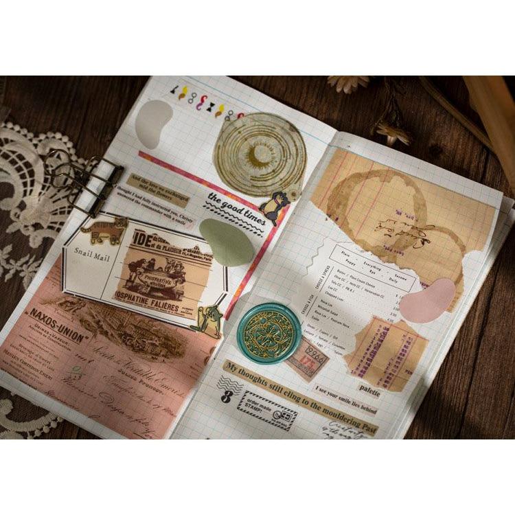 半透明 デザインペーパー 素材紙 背景紙 コラージュ 素材 素材ペーパー