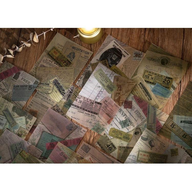 半透明 デザインペーパー 素材紙 背景紙 コラージュ 素材 素材ペーパー