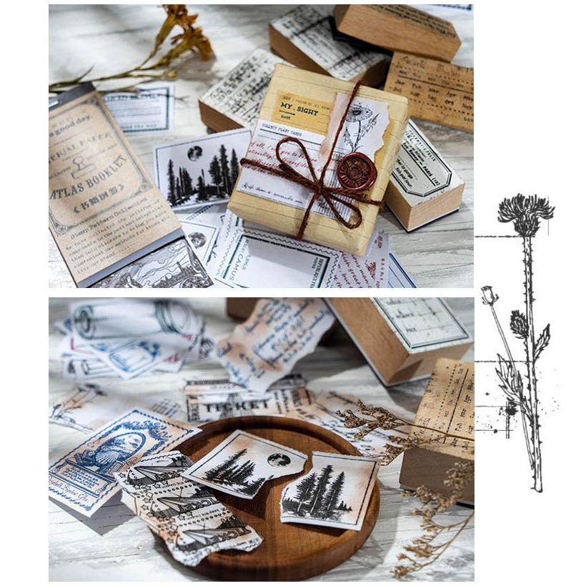 シールブック 縦長 大容量 100枚 20シート/冊 マステシールブック